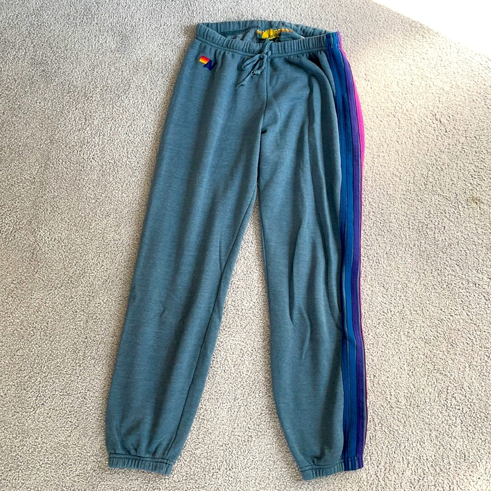 Women’s Aviator Nation Drawstring Track Sweats, L